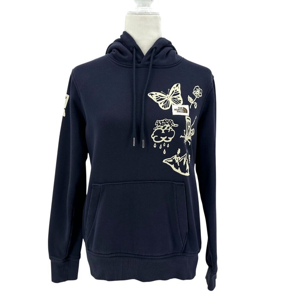 The North Face Womens Small Hoodie Sweatshirt Himalayan Bottle Source Aviator